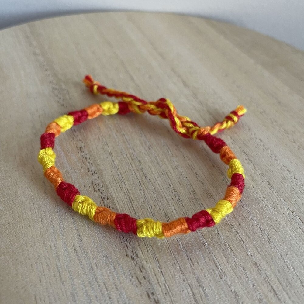 Rooney Bracelet, anklet, trendy, comfortable, tie, embroidery thread, woven, gif